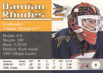 1999-00 Pacific Prism #8 Damian Rhodes Back