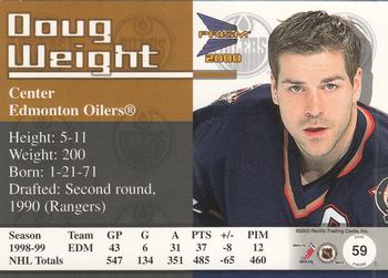 1999-00 Pacific Prism #59 Doug Weight Back