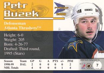 1999-00 Pacific Prism #7 Petr Buzek Back