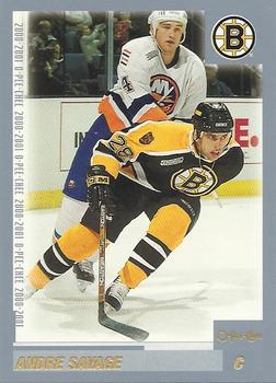 2000-01 O-Pee-Chee #230 Andre Savage Front