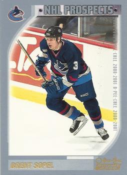 2000-01 O-Pee-Chee #302 Brent Sopel Front