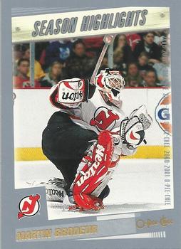 2000-01 O-Pee-Chee #326 Martin Brodeur Front