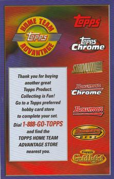 2000-01 O-Pee-Chee #NNO Topps Home Team Advantage Advertisement Box Topper Front