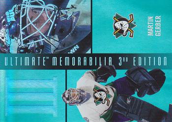 2002-03 Be a Player Ultimate Memorabilia #23 Martin Gerber Front
