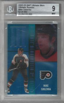 2002-03 Be a Player Ultimate Memorabilia #81 Mike Siklenka Front