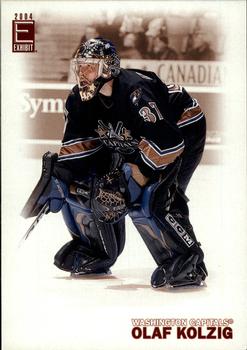 2003-04 Pacific Exhibit #200 Olaf Kolzig Front