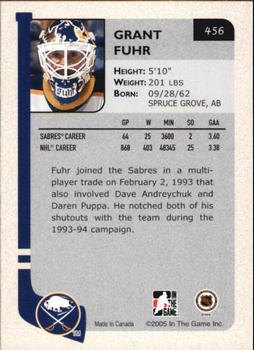 2004-05 In The Game Franchises Update #456 Grant Fuhr Back