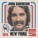 1977-78 Coca-Cola #NNO John Davidson Front