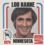 1977-78 Coca-Cola #NNO Lou Nanne Front