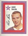 1970-71 Colgate Stamps #33 Dave Balon Front