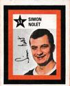 1970-71 Colgate Stamps #51 Simon Nolet Front