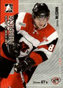 2005-06 In The Game Heroes and Prospects #406 Jamie McGinn Front