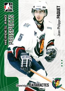 2005-06 In The Game Heroes and Prospects #148 Jean-Philippe Paquet Front