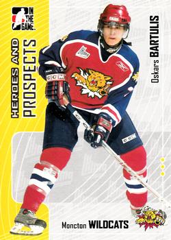 2005-06 In The Game Heroes and Prospects #153 Oskars Bartulis Front