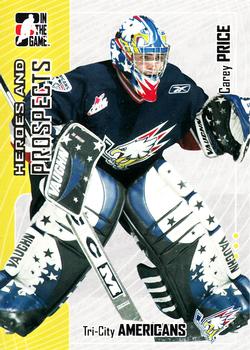 2005-06 In The Game Heroes and Prospects #157 Carey Price Front