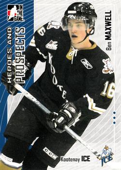 2005-06 In The Game Heroes and Prospects #173 Ben Maxwell Front