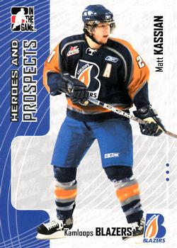 2005-06 In The Game Heroes and Prospects #175 Matt Kassian Front
