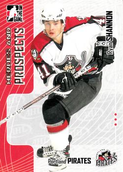 2005-06 In The Game Heroes and Prospects #208 Ryan Shannon Front