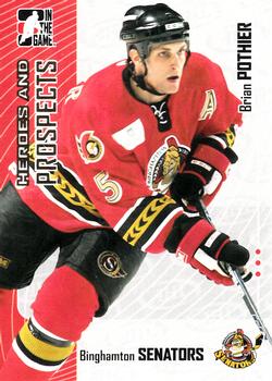2005-06 In The Game Heroes and Prospects #247 Brian Pothier Front