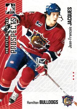 2005-06 In The Game Heroes and Prospects #255 Jean-Francois Jacques Front