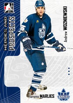 2005-06 In The Game Heroes and Prospects #261 Andrew Wozniewski Front