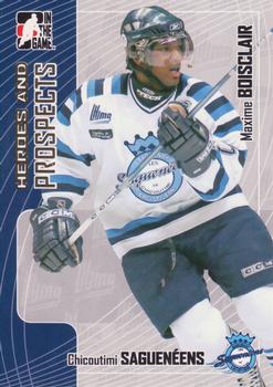 2005-06 In The Game Heroes and Prospects #302 Maxime Boisclair Front