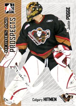 2005-06 In The Game Heroes and Prospects #331 Justin Pogge Front
