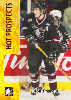 2005-06 In The Game Heroes and Prospects #376 Dion Phaneuf Front