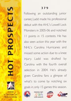2005-06 In The Game Heroes and Prospects #379 Andrew Ladd Back