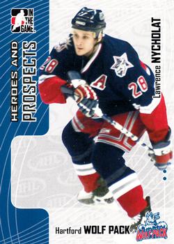 2005-06 In The Game Heroes and Prospects #71 Lawrence Nycholat Front