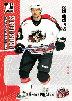 2005-06 In The Game Heroes and Prospects #86 Steve Eminger Front
