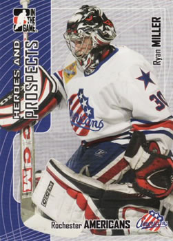2005-06 In The Game Heroes and Prospects #92 Ryan Miller Front