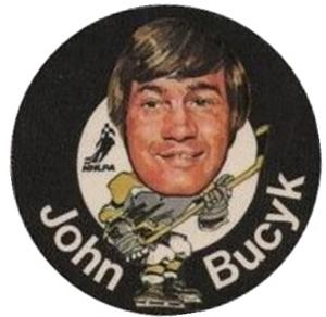 1973-74 Mac's Milk Stickers #NNO John Bucyk Front