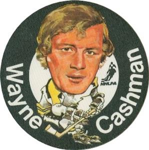 1973-74 Mac's Milk Stickers #NNO Wayne Cashman Front