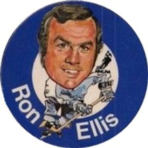 1973-74 Mac's Milk Stickers #NNO Ron Ellis Front