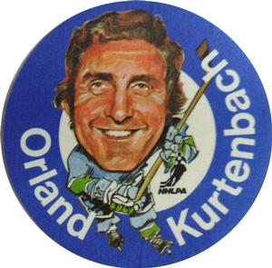 1973-74 Mac's Milk Stickers #NNO Orland Kurtenbach Front