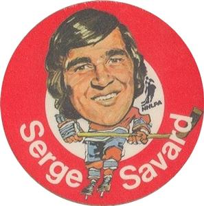 1973-74 Mac's Milk Stickers #NNO Serge Savard Front