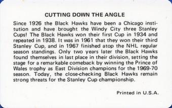 1975-76 Popsicle #NNO Chicago Blackhawks Back