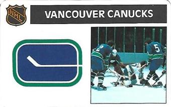 1975-76 Popsicle #NNO Vancouver Canucks Front