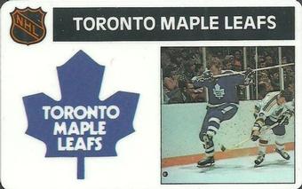 1975-76 Popsicle #NNO Toronto Maple Leafs Front