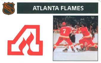 1975-76 Popsicle Bilingual #NNO Atlanta Flames Front