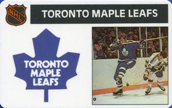 1975-76 Popsicle Bilingual #NNO Toronto Maple Leafs Front