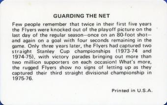1976-77 Popsicle #NNO Philadelphia Flyers Back