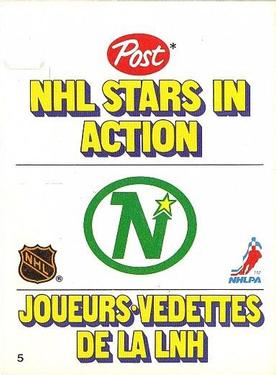 1981-82 Post NHL Stars in Action #5 Bobby Smith Front