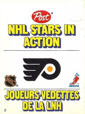 1981-82 Post NHL Stars in Action #7 Bobby Clarke Front