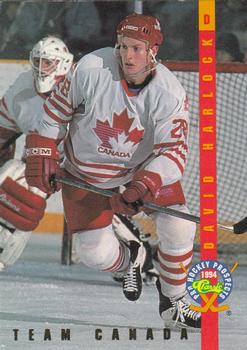 1994 Classic Pro Hockey Prospects - Ice Ambassadors #IA4 David Harlock Front
