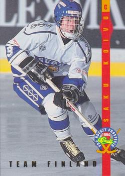 1994 Classic Pro Hockey Prospects - Ice Ambassadors #IA15 Saku Koivu Front