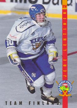 1994 Classic Pro Hockey Prospects - Ice Ambassadors #IA16 Jere Lehtinen Front