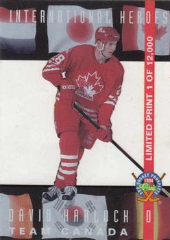 1994 Classic Pro Hockey Prospects - International Heroes #LP13 David Harlock Front
