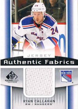 2013-14 SP Game Used - Authentic Fabrics #AF-RC Ryan Callahan Front
